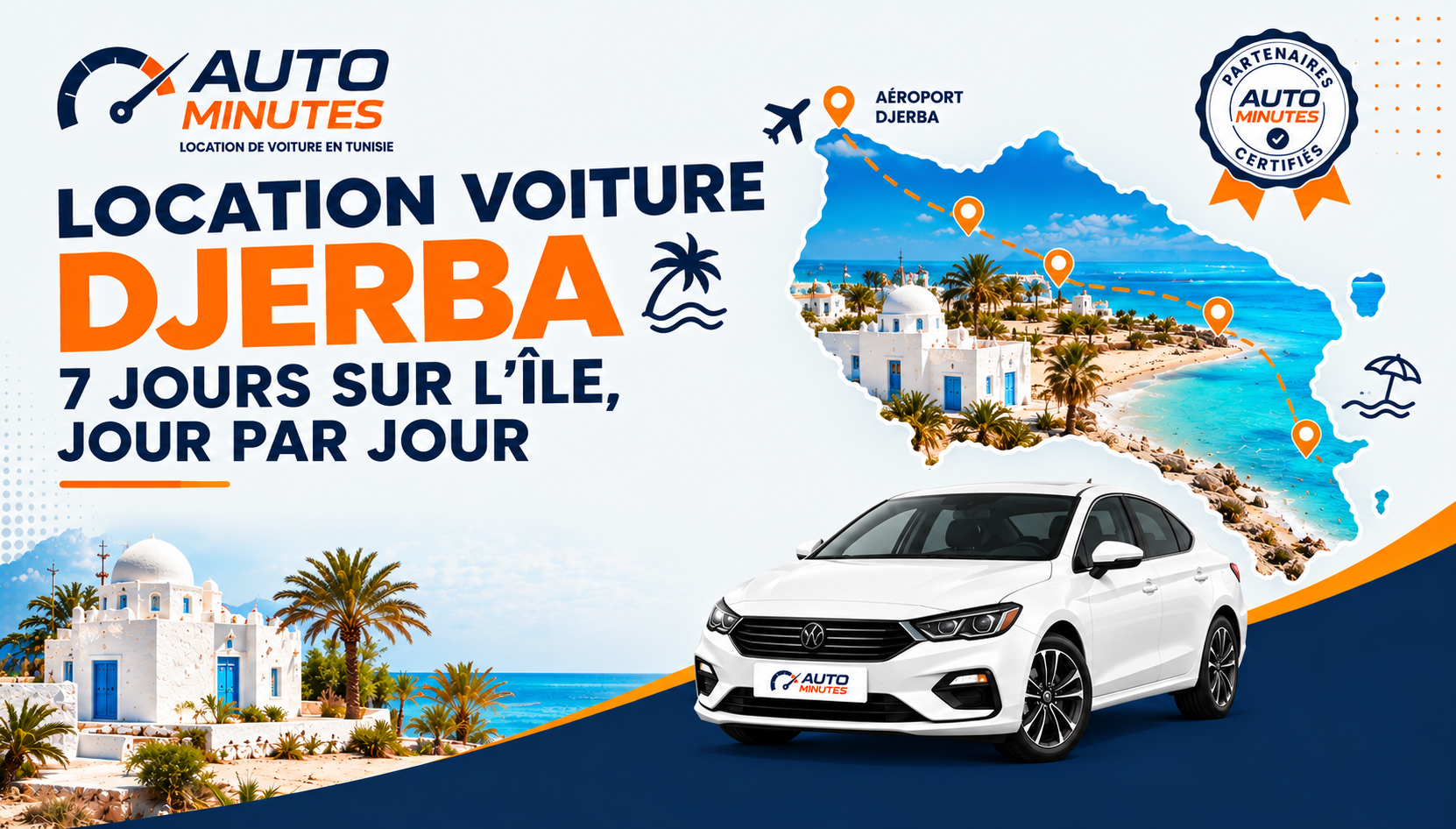 Notre itinéraire de 7 jours à Djerba en voiture